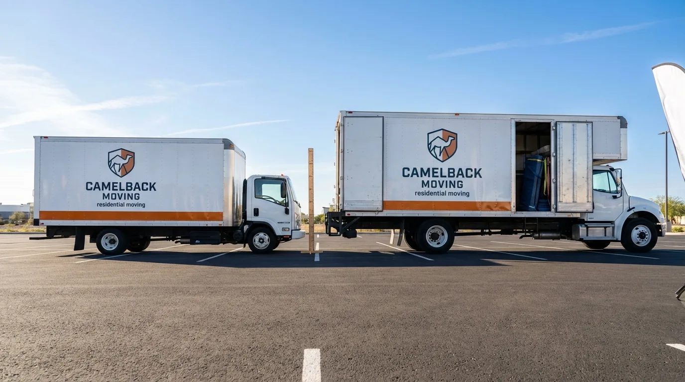 Moving truck size capacity guide in Coralville